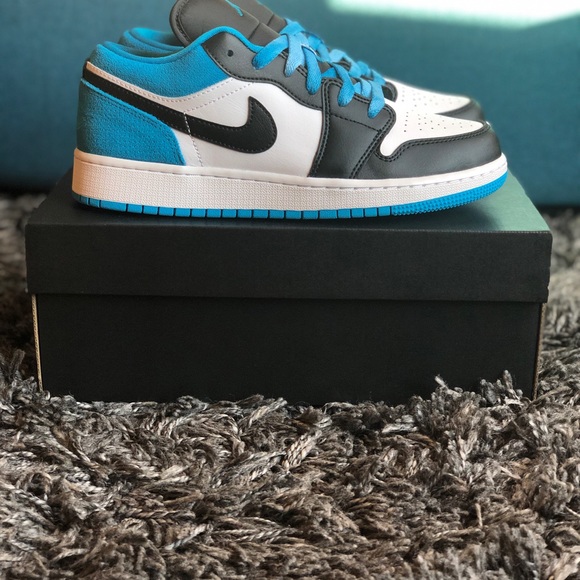 Jordan 1 Low Laser Blue - Picture 2 of 4